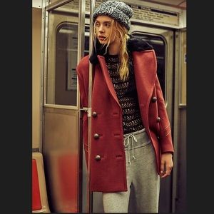 Brand New Free People Sedgwick Peacoat - Tags On